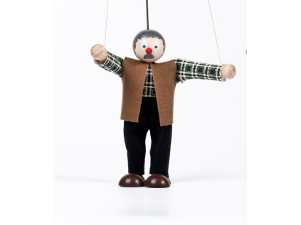 Gerlich Drevená bábka Starý otec Lojza