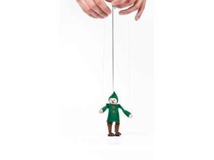 Gerlich Drevená bábka Poľovník Miloš