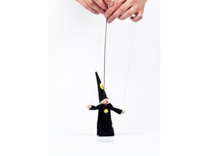 Gerlich Drevená bábka Čarodejník Viliam