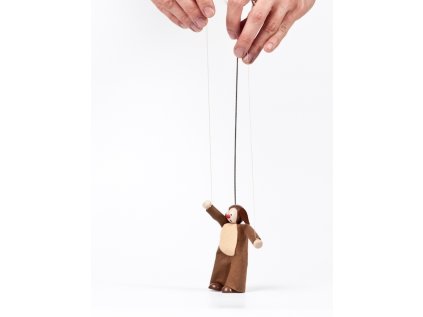 Gerlich Drevená bábka Psík Erik