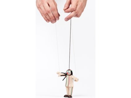 Gerlich Drevená bábka Indián Netrafil