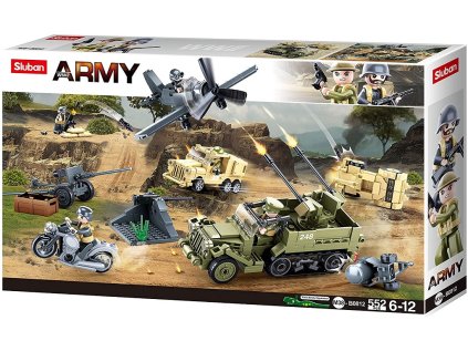 Sluban Army M38-B0812 Vojenské vozidlá