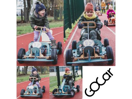 GOCar šliapacie auto malé, oranžové