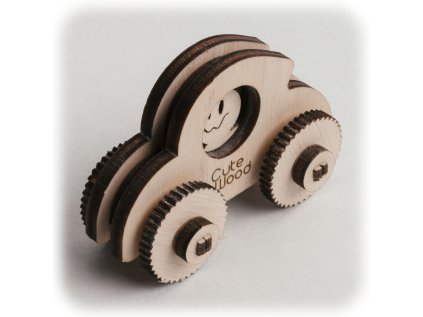 CuteWood Drevené 3D puzzle Mini-beetle