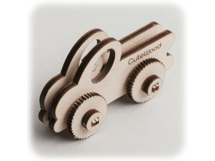 CuteWood Drevené 3D puzzle Pick-up