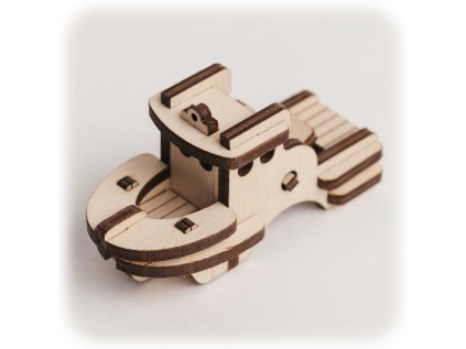 CuteWood Drevené 3D puzzle Loď
