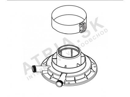 Kondenzačný kotol Protherm adaptér na dymovody 60/100 mm A1K