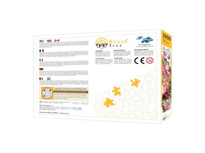 Brain Tree Puzzle Kvety a motýle 1000 dielikov