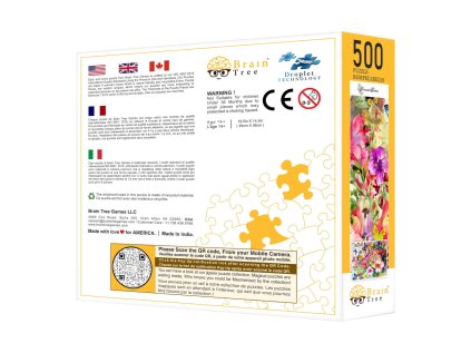 Brain Tree Puzzle Kvety a motýle 500 dielikov