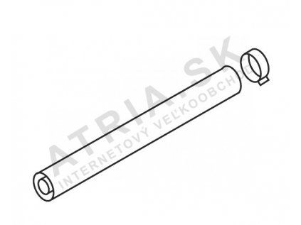 Kondenzačný kotol Protherm - Rúrka súosá Ø 80/125 mm – 1 m, T25K-1000