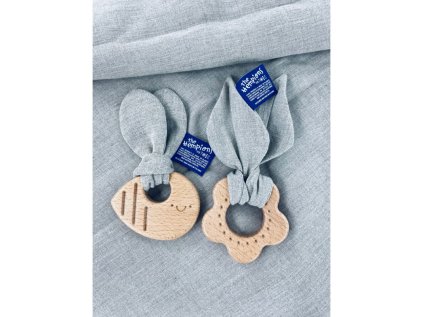 Bajo Hryzačka konopná Kvetinka béžová