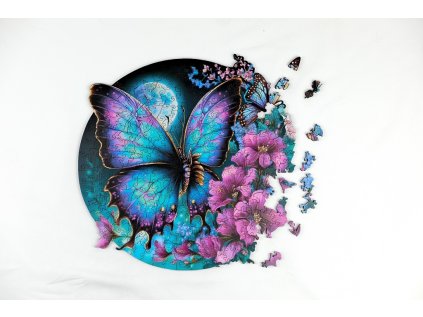 EscapeWelt Drevené puzzle Motýľ 200 dielikov