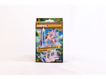 EscapeWelt 3D drevené puzzle Jednorožec