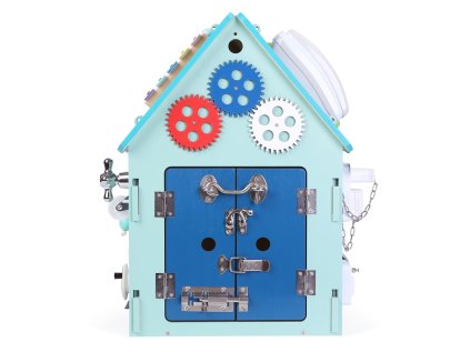 2Kids Toys Activity board Domček modrý