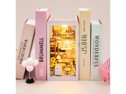 2Kids Toys 3D skladačka Zarážka na knihy Ružový mezonet