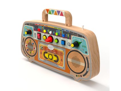 2Kids Toys Activity board Drevené FM rádio