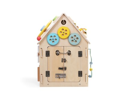 2Kids Toys Activity board Domček prírodný