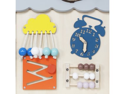 2Kids Toys Activity board Domček šedý