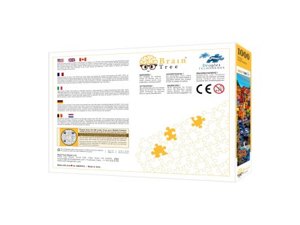 Brain Tree Puzzle Cinque Terre 1000 dielikov - poškodený obal