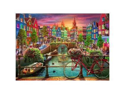 Brain Tree Puzzle Amsterdam 1000 dielikov - poškodený obal