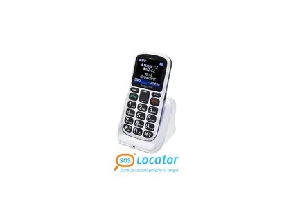 Aligator A321 Senior bielo-šedá / CZ / 1.8 / Dual-SIM / microSD