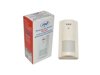 Detektor pohybu PNI 602 a zabudovaný detektor rozbitého skla pre alarm PNI 205