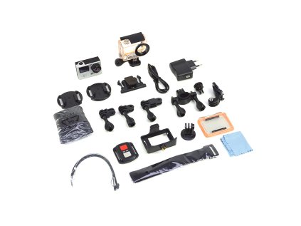 Športová kamera PNI EVO A2 PRO 4K H8PRO 30 snímok za sekundu Akčná kamera s diaľkovým ovládaním súčasťou balenia