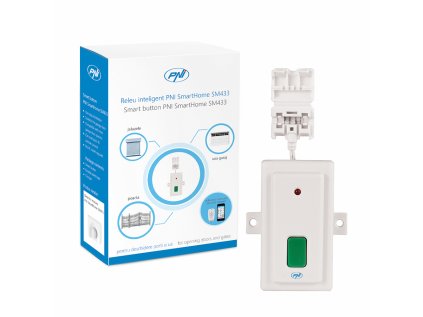 Stavebnica smart PNI SmartHome SM400 + Inteligentné relé PNI SmartHome SM433 na otváranie dverí a dverí