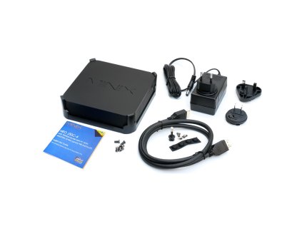 Mini PC s Windows 10 Pro (64-bit) MINIX NEO J50C-4, Intel Pentium Silver, 64 GB úložisko, 4 GB DDR4 RAM (rozšíriteľná na 16 GB), dvojpásmová Wi-Fi, Gigabit Ethernet, 4K @ 60Hz, USB- C, automatické zap