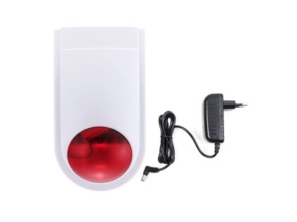 Bezdrôtová vonkajšia siréna PNI SafeHouse HS007, 110 dB s batériou pre bezdrôtový alarmový systém PNI SafeHouse HS600 a HS650