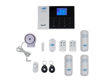 Súprava PNI SafeHouse HS550 Wifi GSM bezdrôtový poplachový systém a 2 ďalšie snímače pohybu HS003