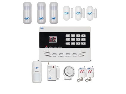 Stavebnica bezdrôtového poplašného systému PNI PG2710 a 6 ďalších senzorov