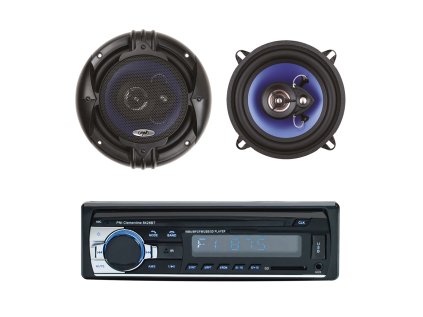 Rádio MP3 prehrávač do auta PNI Clementine 8428BT 4x45w + Koaxiálne reproduktory do auta PNI HiFi650, 120 W, 16,5 cm