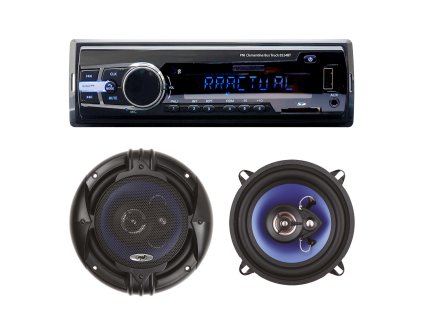 Balík Rádio MP3 prehrávač do auta PNI Clementine 8524BT 4x45w + Koaxiálne reproduktory do auta PNI HiFi650, 120 W, 16,5 cm
