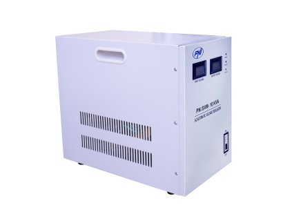 Jednofázový stabilizátor napätia PNI SVM-10K so servomotorom 10000VA, 8000W, výstup 230V