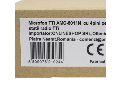 AMC-5011N 4-pinový TTi mikrofón pre TTi rádiostanice