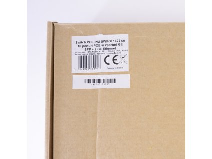 Switch POE PNI SWPOE1622 so 16 portami POE a 2 portami GE SFP + 2 GE Ethernet