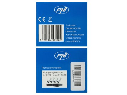 Switch PNI SW08 s 8 portami 10/100Mbps kovové puzdro