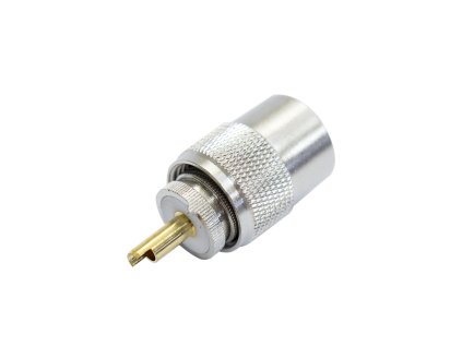 Sada 10 ks zástrčiek PNI PL259 pre kábel RG58, zlatý stredový kolík 9 mm