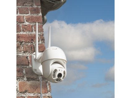 Balenie PNI IP65 live PTZ video monitorovacia kamera 5MP, GSM 4G + PNI 128GB MicroSD pamäťová karta s SD adaptérom