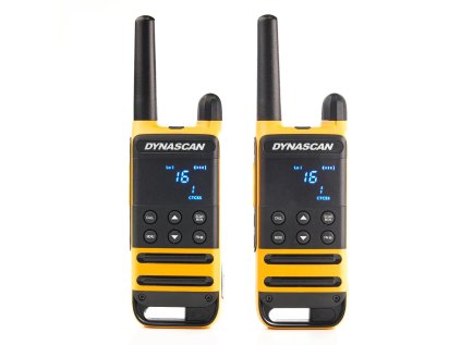 Prenosná rádiostanica PMR PNI Dynascan P19, 446MHz, 0,5W, 16CH, IP54, sada 2 kusov