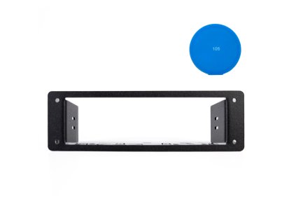 Montážne puzdro 1DIN President kompatibilné so stanicou President TAYLOR a Sticky Pad Blue sú súčasťou balenia