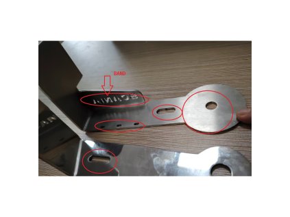 Držiak antény PNI SPA-33 Pro pre vertikálny stĺpik dverí vodiča, odporúča sa pre sériu SCANIA R/S/G, novú generáciu