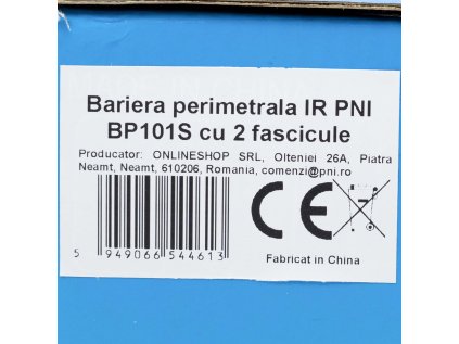 IR perimetrická bariéra PNI BP101S s 2 lúčmi, káblová, detekčný dosah 150 m
