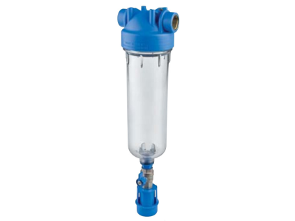 Filter SENIOR 10" MONO, 5/4" Connection, with Descaler, In-line Water Filter for Mechanical Impurities