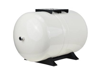Pressure Vessel FIXline 100L, horizontal, with fixed diaphragm, 10 bar, 1" connection, for domestic booster pumps