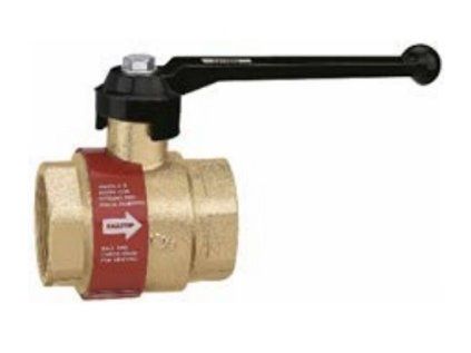 BALLSTOP - Ball valve 1" with integrated check valve for heating systems