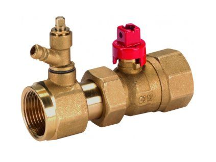 HERZ Service valve DN25, PN10, for pressure expansion vessels
