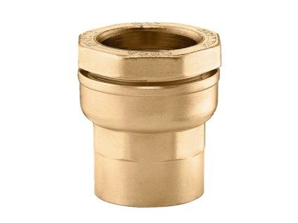 DECA - Šróbenie s vnútorným závitom, z mosadze, pre polyetylénové rúry, d 63 x 2" F