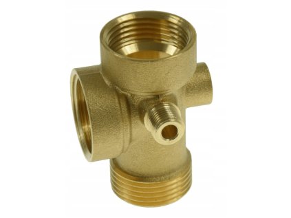 Five-way fitting OT5 for home water pump station. 1" connection. Length 70mm